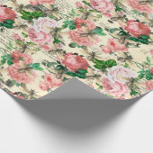 Oude Bijenpatroon Cadeaupapier (Hoek)