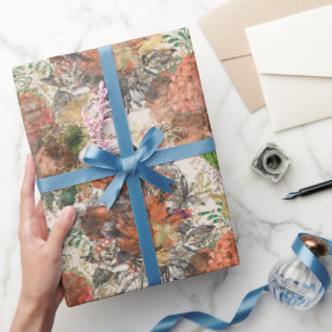 Oude Bijenpatroon Cadeaupapier