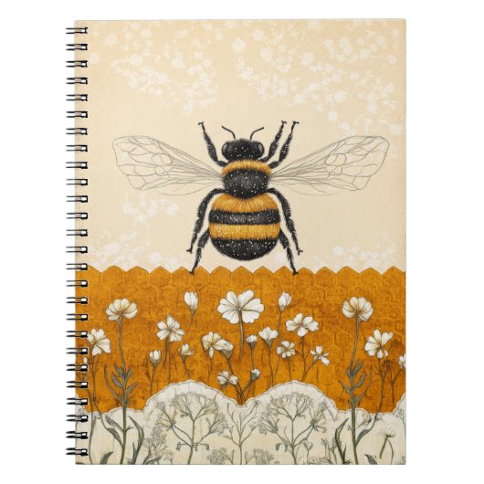 Oude Bijentuin Met Wilde Bloemen (10) Notitieboek (Voorkant)