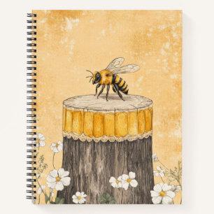 Oude Bijentuin Met Wilde Bloemen (1) Notitieboek