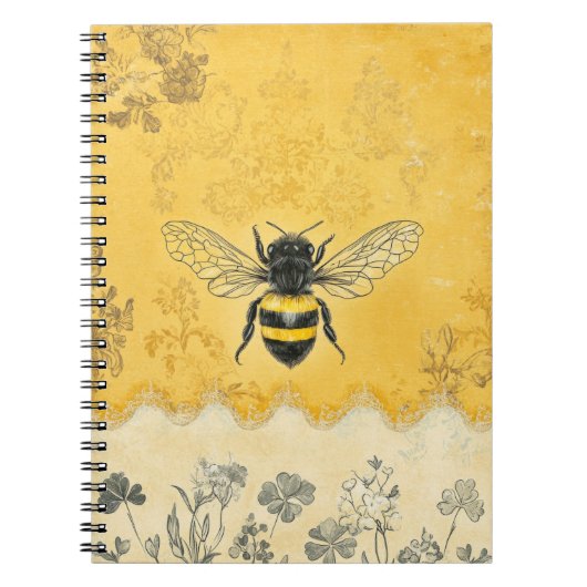 Oude Bijentuin Met Wilde Bloemen (2) Notitieboek (Voorkant)
