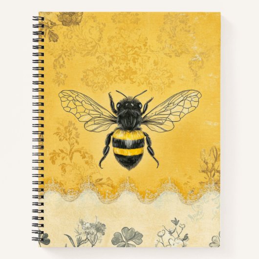 Oude Bijentuin Met Wilde Bloemen (2) Notitieboek (Voorkant)