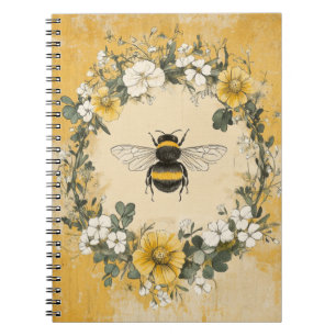 Oude Bijentuin Met Wilde Bloemen (4) Notitieboek