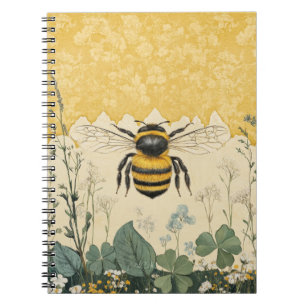 Oude Bijentuin Met Wilde Bloemen (5) Notitieboek