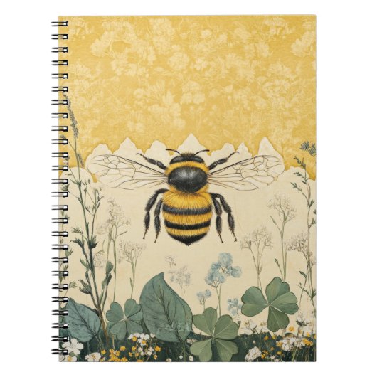 Oude Bijentuin Met Wilde Bloemen (5) Notitieboek (Voorkant)