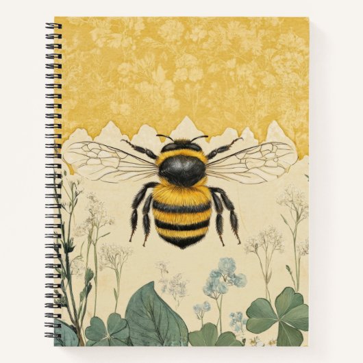 Oude Bijentuin Met Wilde Bloemen (5) Notitieboek (Voorkant)