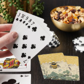 Oude Bijentuin met Wilde Bloemen (5) Pokerkaarten (Insitu)