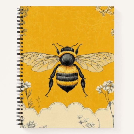 Oude Bijentuin Met Wilde Bloemen (6) Notitieboek (Voorkant)