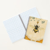 Oude Bijentuin Met Wilde Bloemen (7) Notitieboek (Binnen)