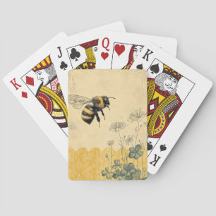 Oude Bijentuin met Wilde Bloemen (8) Pokerkaarten