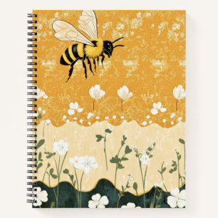 Oude Bijentuin Met Wilde Bloemen (9) Notitieboek