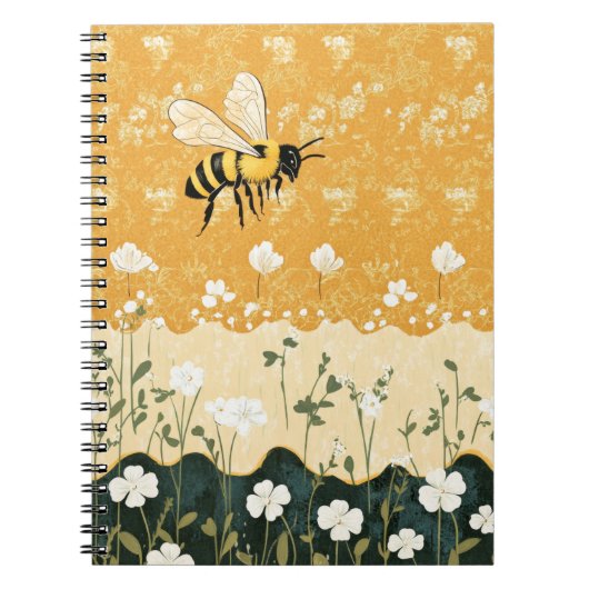 Oude Bijentuin Met Wilde Bloemen (9) Notitieboek (Voorkant)