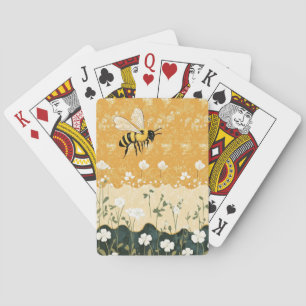 Oude Bijentuin met Wilde Bloemen (9) Pokerkaarten