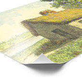 Oude, , bijtende behuizing met schroefdraad foto afdruk (Hoek)