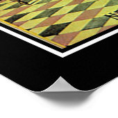 Oude Biljartspel Posterprint Poster (Hoek)