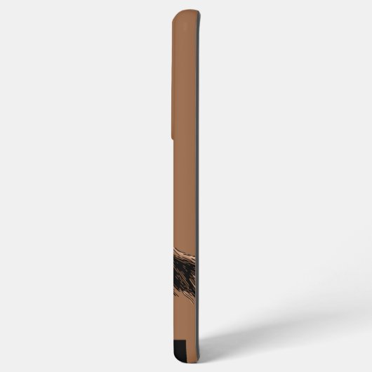 Oude Bill Phone Case (bruin/bruin) Samsung Galaxy Hoesje (Achterkant horizontaal)