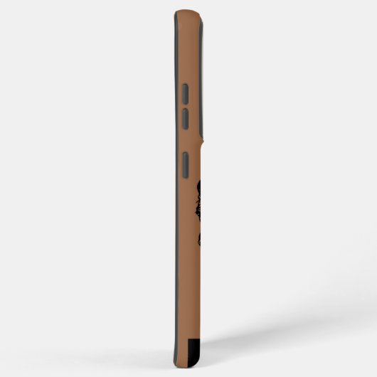 Oude Bill Phone Case (bruin/bruin) Samsung Galaxy Hoesje (Rechterkant)
