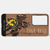 Oude Bill Phone Case (bruin/bruin) Samsung Galaxy Hoesje (Linkerkant)
