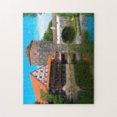 Oude binnenstad van Neurenberg Duitsland. Legpuzzel (Verticaal)