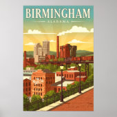 Oude Birmingham, Alabama Poster (Voorkant)
