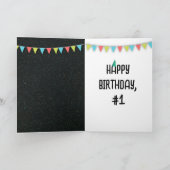 Oude Birthday-ballonnen krijgen met zonnebril Kaart (Binnen)