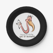 Oude Birthday borden Papieren Bordje (Voorkant)