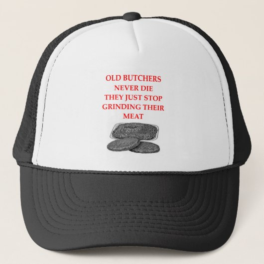 oude bitchers sterven nooit trucker pet (Voorkant)