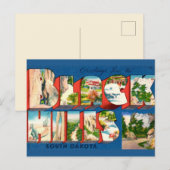 Oude Black Hills SD-groetbriefkaart Briefkaart (Voorkant / Achterkant)
