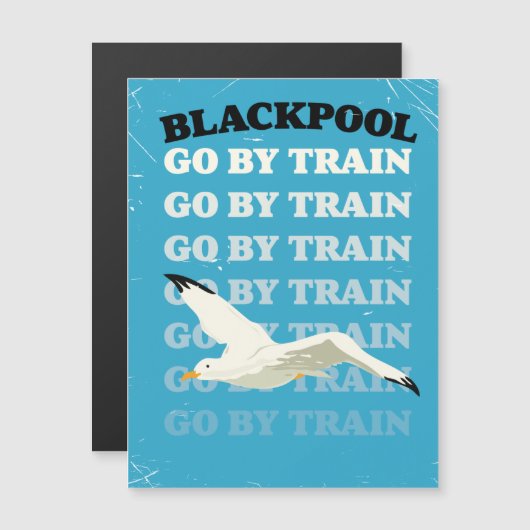 Oude Blackpool-zeeposter (Voorkant / Achterkant)