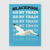 Oude Blackpool-zeeposter (Voorkant)