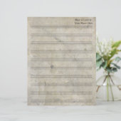 , oude, blanco plaat muziek 10-sleuf (Staand voorkant)