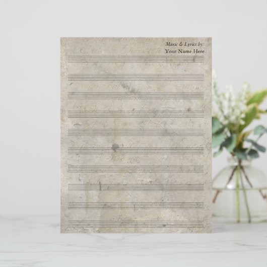 , oude, blanco plaat muziek 10-sleuf (Staand voorkant)