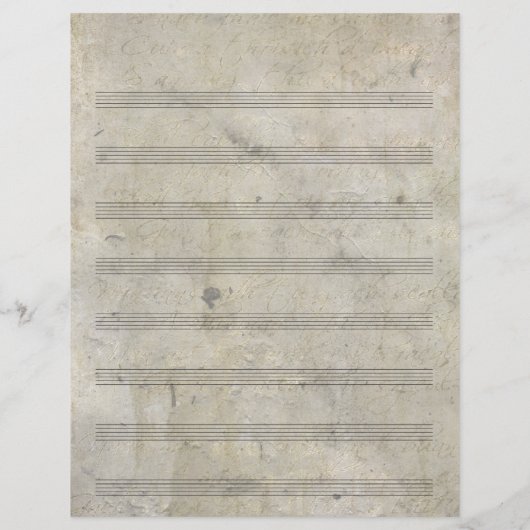 , oude, blanco vel muziek 8-reeks (Achterkant)