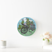 Oude Blauwe Fiets Ronde Klok (Huis)
