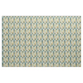 Oude Blauwe Gele Groene Patchwork Dekbed Stof (Yard (91,4 cm))