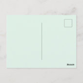 Oude Blauwe Kerstman & Engelen Oude Auto Kunst Briefkaart (Achterkant)