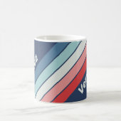 Oude Blauwe Scheepsstrepen met Naam Koffiemok (Center)