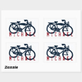 Oude blauwe sticker (Vel)