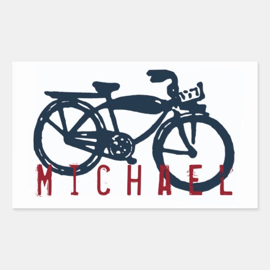 Oude blauwe sticker (Voorkant)