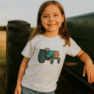 Oude Blauwe Tractor Boerenleven T-shirt