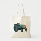 Oude Blauwe Tractor Boerenleven Tote Bag (Voorkant)