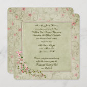 Oude bloederige Vow Renewal Kaart (Voorkant / Achterkant)