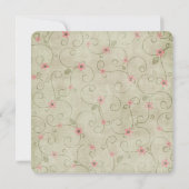 Oude bloederige Vow Renewal Kaart (Achterkant)