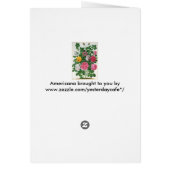 Oude bloeiende bloemen, lentetuinrozen (Achterkant)