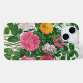 Oude bloeiende bloemen, lentetuinrozen Case-Mate iPhone case (Achterkant (horizontaal))