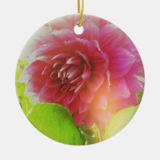 Oude Bloem Keramisch Ornament