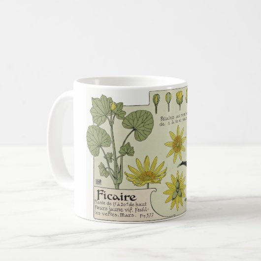 Oude Bloem Koffiemok (Voorkant links)