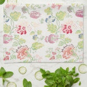 Oude Bloem Kruissteek Stijl Bloem Keuken Theedoek (Gevouwen)