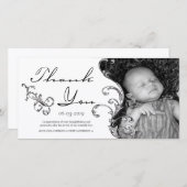 Oude Bloem Nieuwe Baby Dankkaart Bedankkaart (Voorkant / Achterkant)