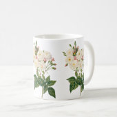 Oude Bloemen Bloemige Blush Noisette Roos Redoute Koffiemok (Voorkant rechts)